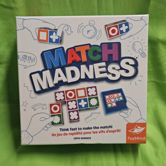 Match Madness Board Game - Visual Matching Game by Foxmind *NEW & SEALED* 2021 - Picture 1 of 7